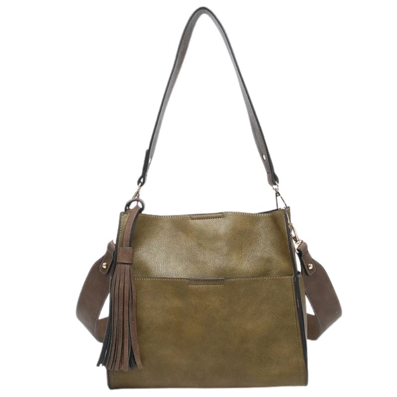 Lyla Bucket Bag Olive